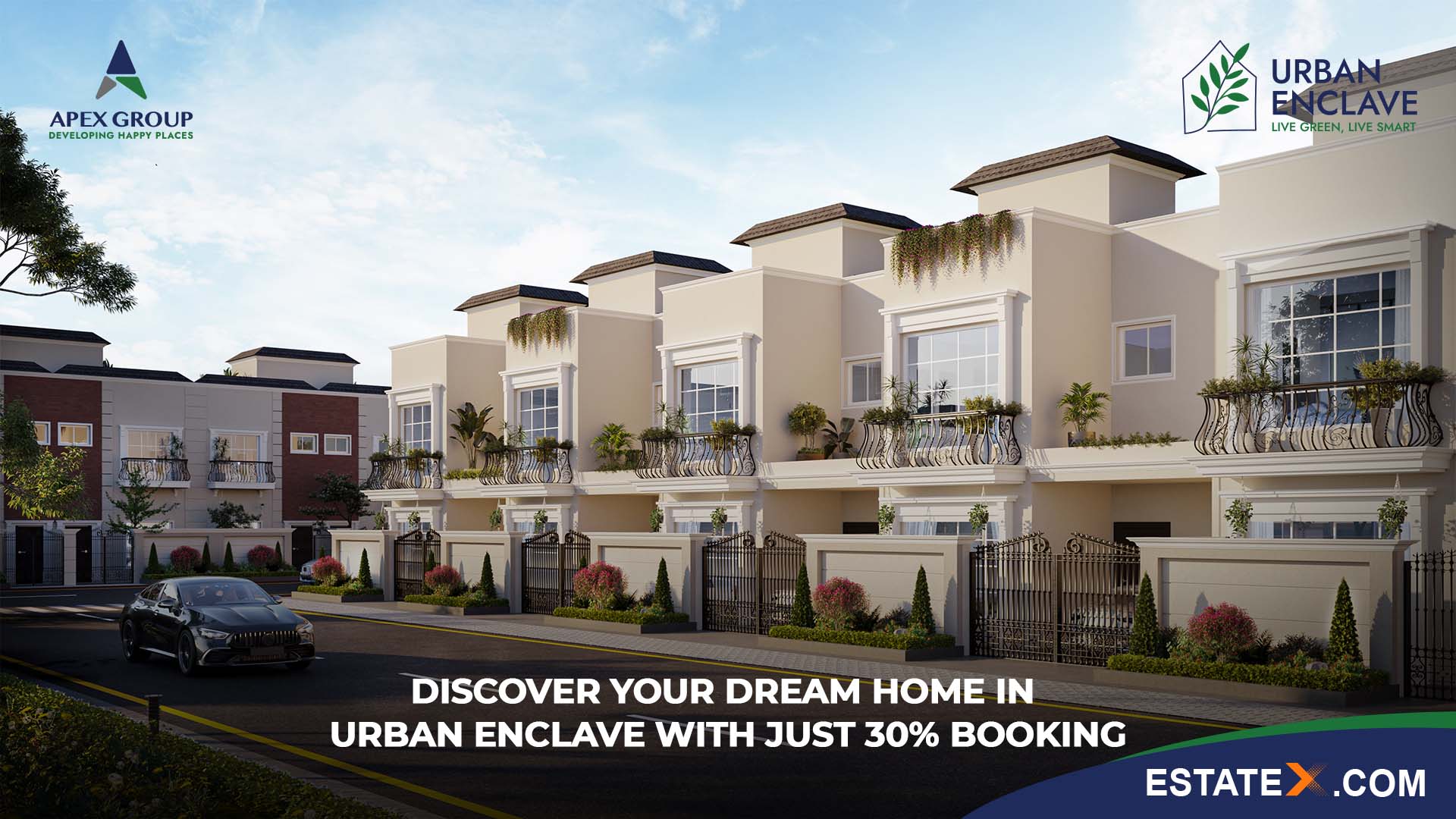 Discover Your Dream Home in Urban Enclave With Just 30% Booking