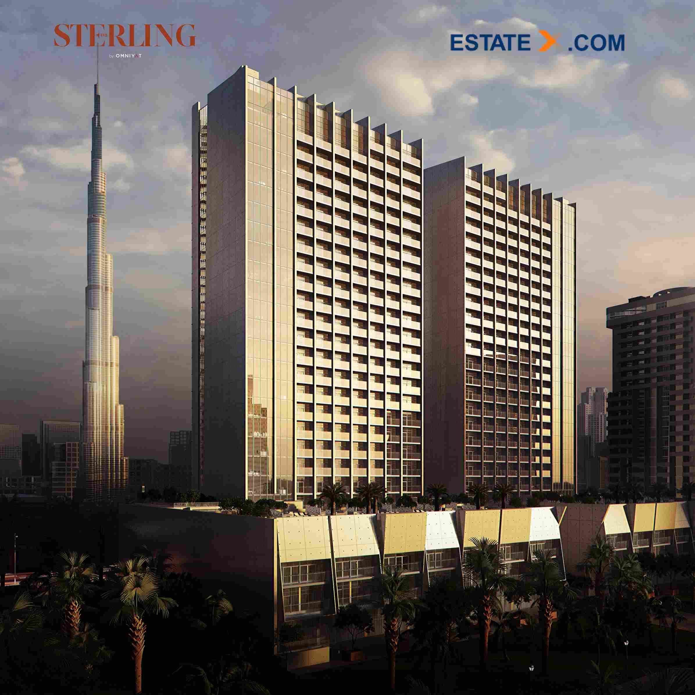 1 Bedroom Apartment with Burj & Canal View at Sterling West House